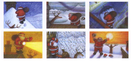 Christmas greetings cards set of 6