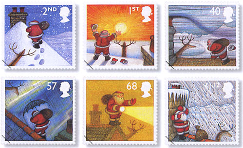 Christmas stamps 2004 - Father Christmas Raymond Briggs