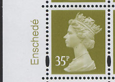 new Great Britain Machin 35p definitive Enschede stamp issued 5 April 05