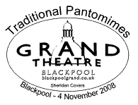 Postmark showing Grand Theatre Blackpool.