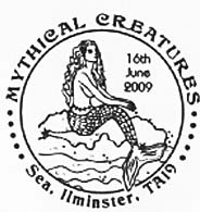 postmark showing mermaid