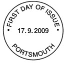 official 17 September non-pictorial Portsmouth postmark.