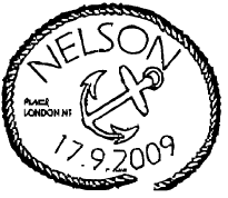 postmark showing anchor