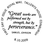 postmark with text as shown below.