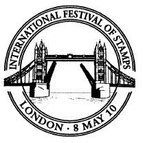 Postmark showing Tower Bridge, London.