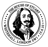 postmark with portrait of King Charles I.