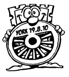 Postmark illustrated with Phil Stamp hiding behind loco wheel.
