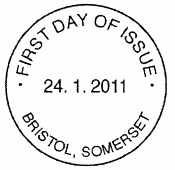 Non-pictorial Bristol postmark for Bird Faststamps.