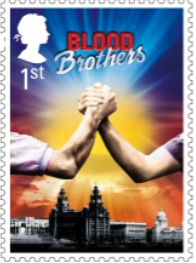 Blood Brothers London Musicals stamp.