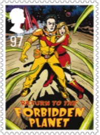 Return to the Forbidden Planet London Musicals stamp.