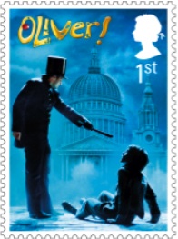 Oliver London Musicals stamp.