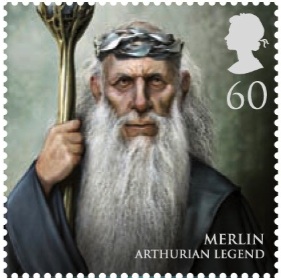 Merlin stamp: King Arthur's tales.