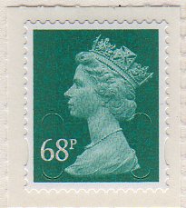Machin definitive 68p stamp issued 29 March 2011.