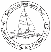 postmark showing sailing.