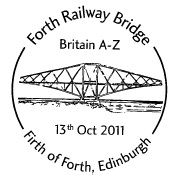 Postmark showing the Forth Rail Bridge.