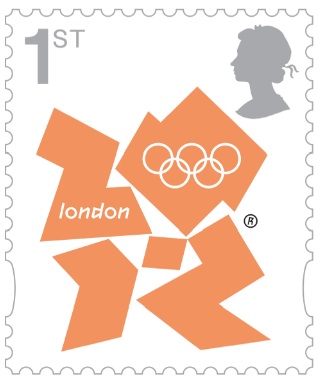 2012 1st class Olympics definitive  stamp.