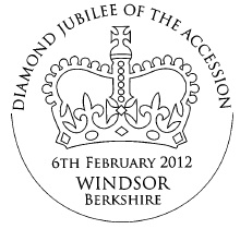 Windsor postmark showing crown..