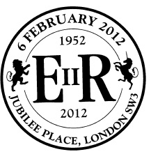 Postmark showing EIIR, lion & unicorn.