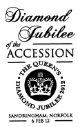 Postmark showing Diamond Jubilee logo?