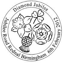 postmark showing a national emblems.