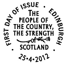 Edinburgh FDI postmark 25-4-12.