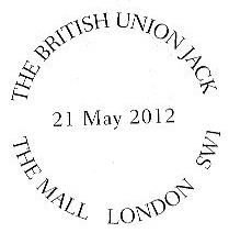 Postmark with text as shown.