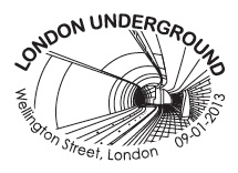 Postmark showing Underground station.