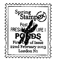 Stampex postmark for Pond Life Faststamps - design awaited..