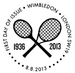 Wimbledon 1st day postmark.