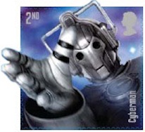 Cyperman 2nd class Dr Who stamp .