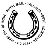 Official Tallents House postmark.    
