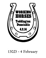Postmark showing horse collar.