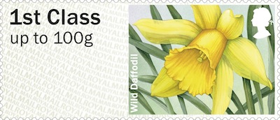 Faststamp picturing Wild daffodil.