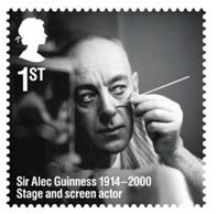 Sir Alec Guiness stamp.