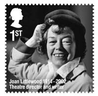 Joan Littlewood stamp.