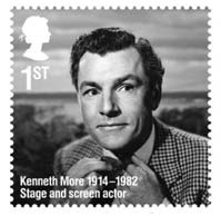 Kenneth More stamp.