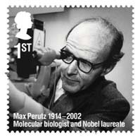 Max Perutz stamp.