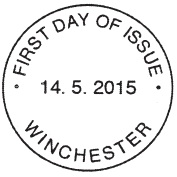 Winchester non-pictorial firstday postmark.