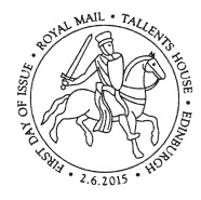 Official first day postmark for Magna Carta stamps.