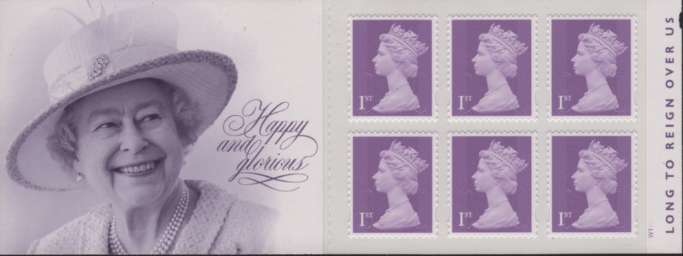 Long To Reign Over Us stamp booklet 2015.