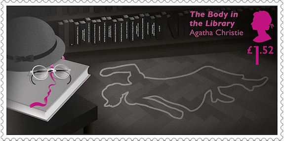 The Body in the Library £1.52  Agatha Christie stamp.