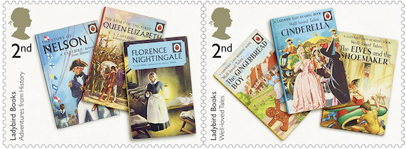 Ladybird books stamps 2nd class.