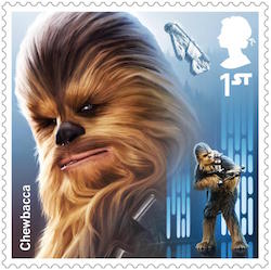 Star Wars Chewbacca Stamp.