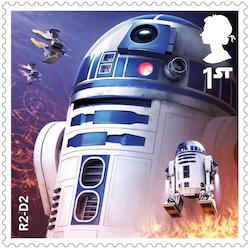 Star Wars R2-D2 Stamp.