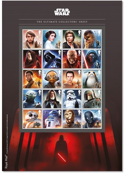 Star Wars Ultimate Collectors Sheet.