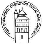 Cardiff permanent postmark.