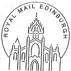 Permanent postmark of Edinburgh showing St Giles Cathedral.