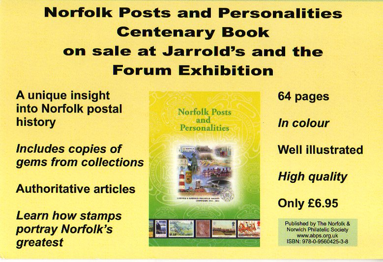 Norfolk Posts and Personalities ISBN 978-0-960425-3-8.
