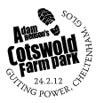 Postmark showing Cotswold Farm Park logo.