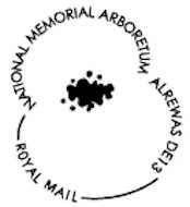 Postmark showing a poppy.